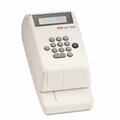 Max Usa Electronic Checkwriter  10-Digit  4-3/8w x 9-1/8d x 3-3/4h MA32633